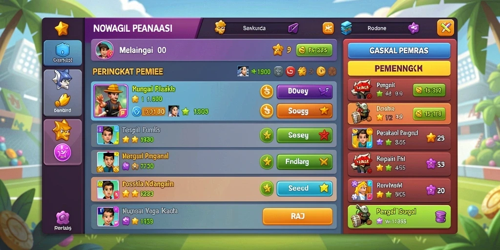 Tampilan antarmuka yang user-friendly dan menarik.