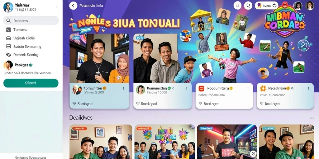 Tampilan grafis yang menawan di BUMI303.