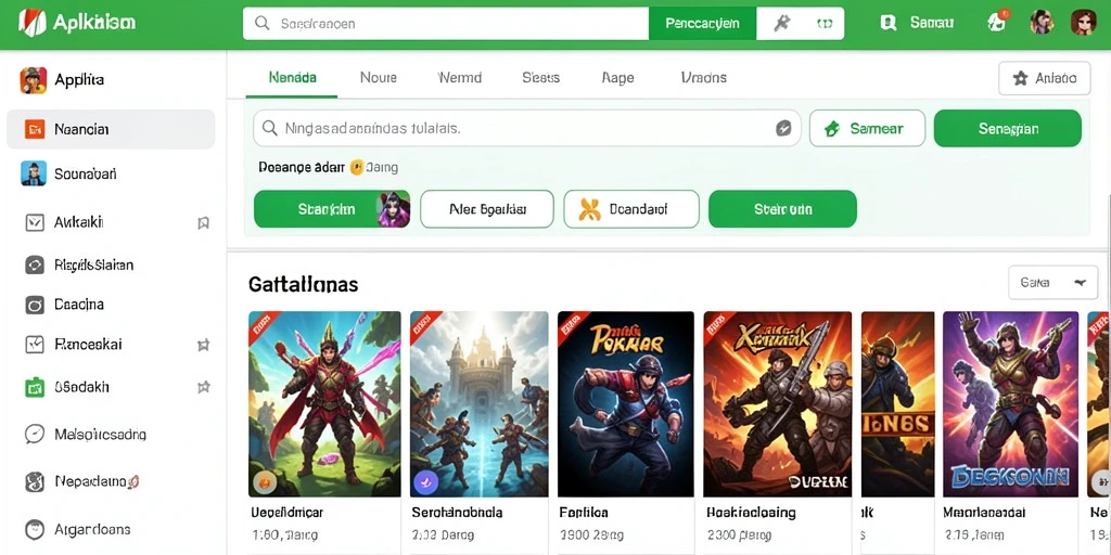 Tampilan antarmuka yang menarik dan intuitif.