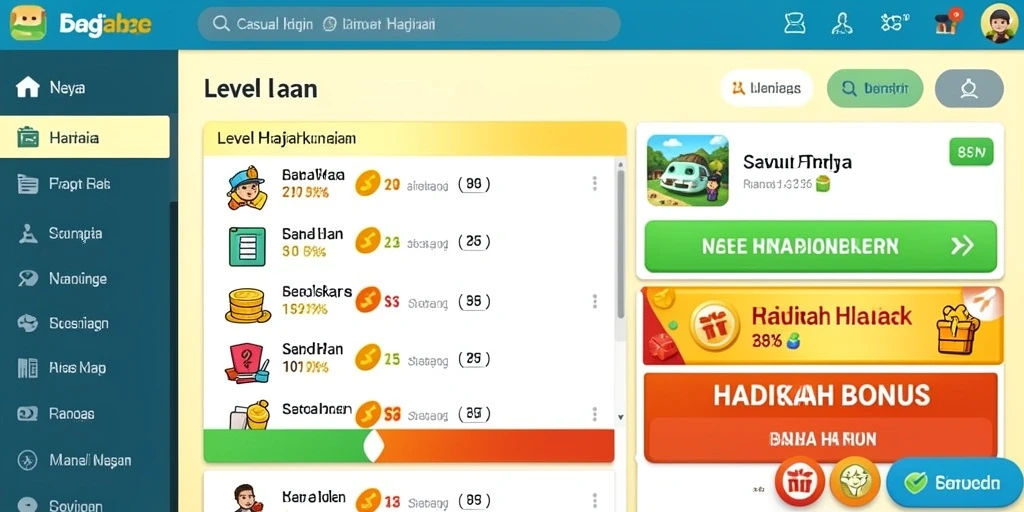 Tampilan awal yang menawan dan intuitif.