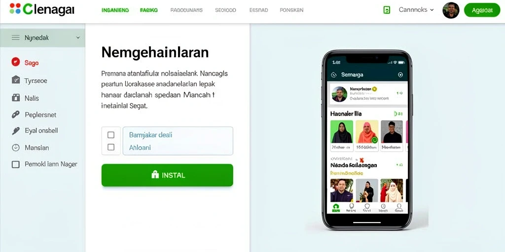 Tampilan antarmuka pengguna yang menarik.