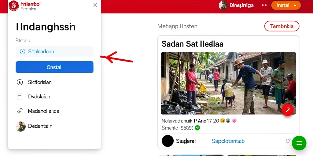 Tampilan antarmuka yang user-friendly.