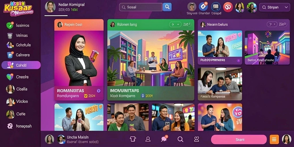 Tampilan antarmuka yang menarik dan mudah dinavigasi.