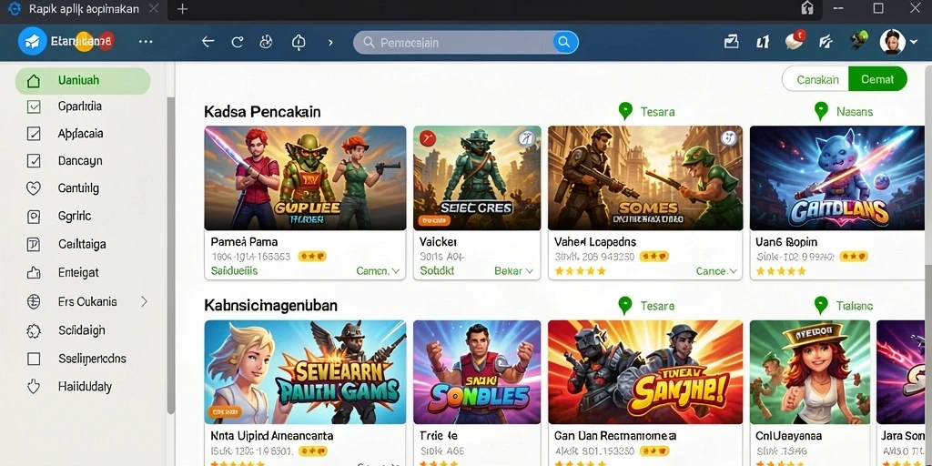 Tampilan antarmuka yang ramah pengguna.