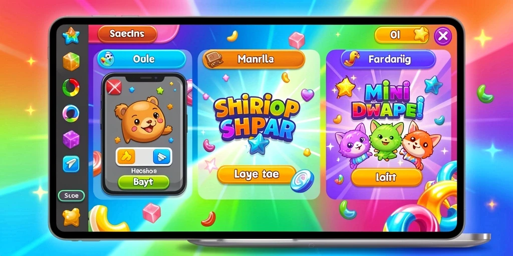 Tampilan menu utama yang menarik dan intuitif.