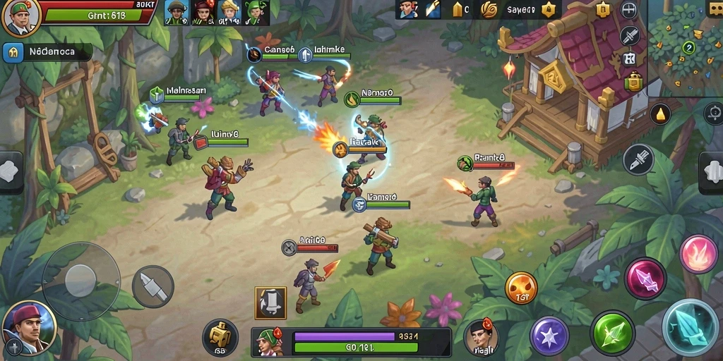 Screenshot memperlihatkan karakter utama dalam misi baru.