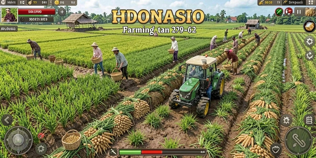 Screenshot menunjukkan grafik yang memukau dan detail dunia game.