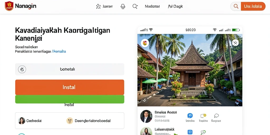 Tampilan antarmuka yang bersih dan menarik.